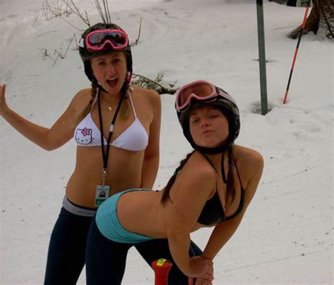 Keep Warm On The Slopes With These Ski Girls 75 Pics
