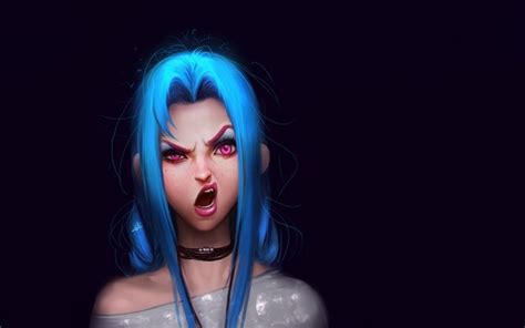 Download Wallpapers Jinx 4k Heroes League Of Legends For Desktop