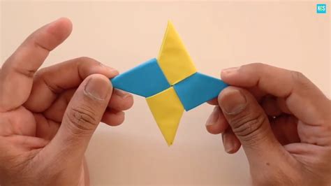 How To Make A Paper Ninja Star Origami Ninja Star Diy Ninja Star