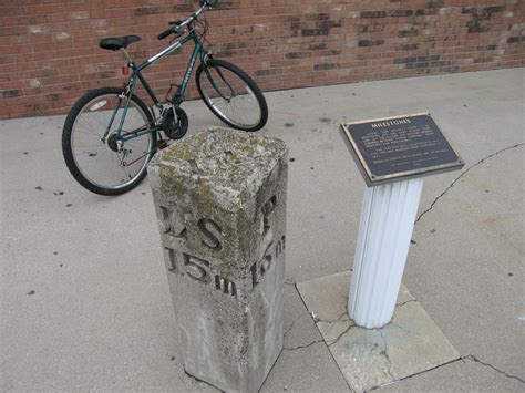 Fileold Mud Pike Mile Marker On Us Route 20 In Woodville Ohio