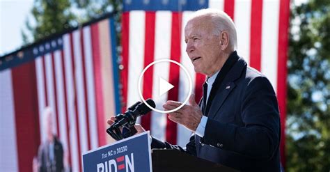 ‘we Cant Let Up Biden Says To North Carolina Voters The New York Times