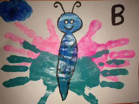 B Is For Butterfly Were Making An Alphabet Book So Lynlee Made This