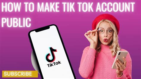How To Make Tik Tok Account Public Make Tiktok Account Public Youtube