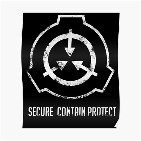 Scp Secure Contain Protect Poster By Rebellion Redbubble Hot Sex Picture
