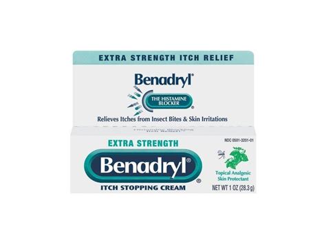 Benadryl Extra Strength Itch Stopping Cream 1 Oz Ingredients And Reviews