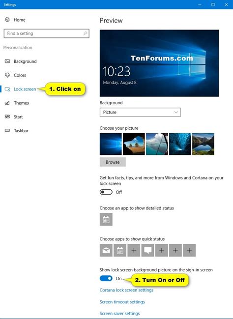 Sign In Screen Background Show Lock Screen Background In Windows 10