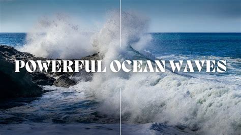 Ocean Waves 1 Hour Soothing Ambience Soundscape To Relax And Study