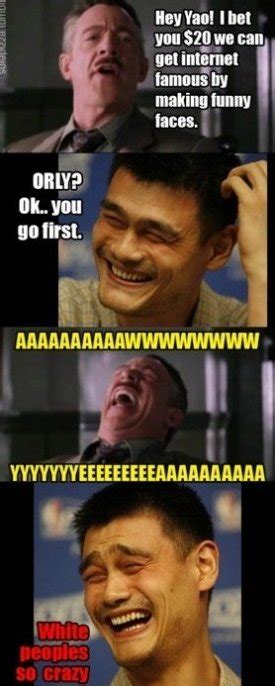 Making Funny Faces Yao Ming Funlexia Funny Pictures