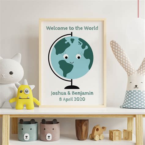 Welcome To The World New Baby Print By Stripeycats