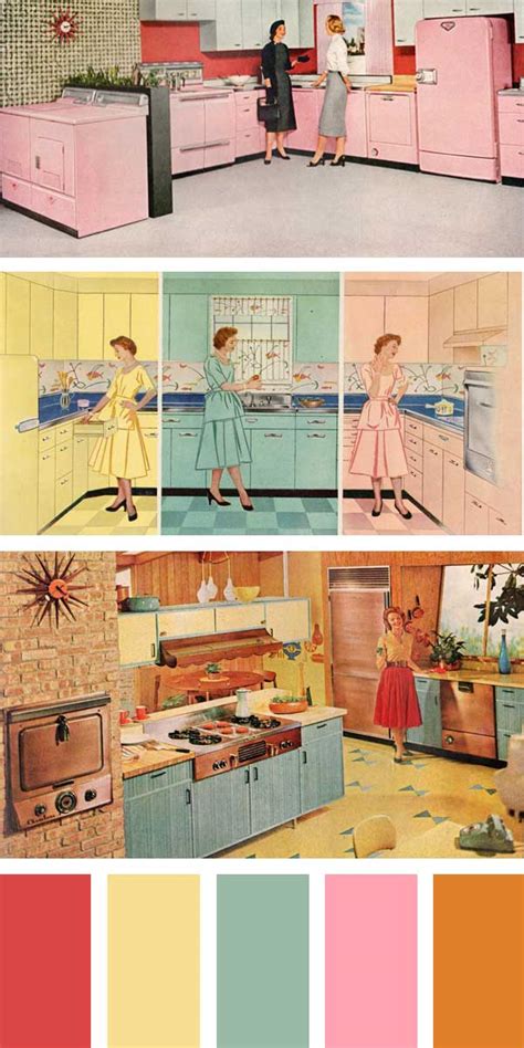 Kitchen Colors Colors Through The Years 1950 1960 And