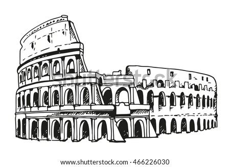 Es verdaderamente una lástima visitarlo sin comprender realmente lo que sus muros han vivido en todos estos siglos. Drawing Coliseum Colosseum Illustration Rome Italy Stock Vector 355751054 - Shutterstock