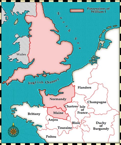 Map England 1066