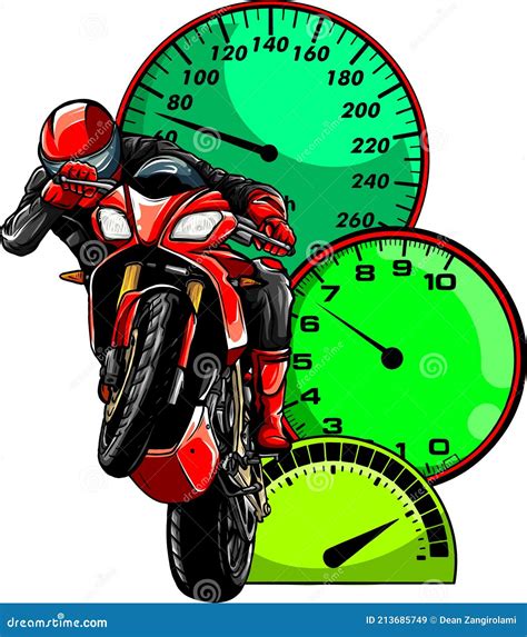 Motorcycle Rider Side View Silhouette Isolated Vector Illustration