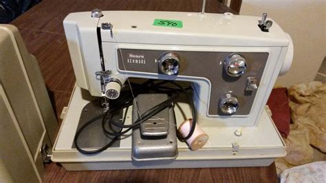 Sears Kenmore Sewing Machine And Case Bodnarus Auctioneering