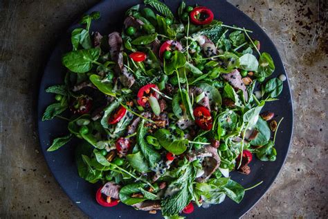 sesame steak salad heather christo