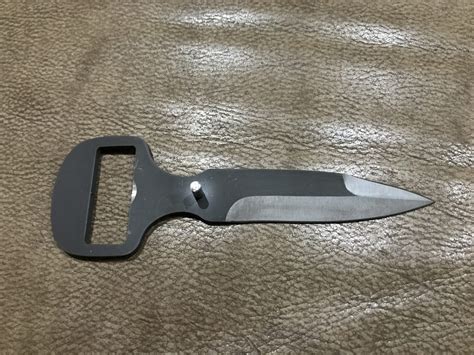 Buckle Knife 12c27 Steel Bottle Opener Hardened Tempered To 58