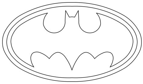 Batman Logo Pages To Print Coloring Pages