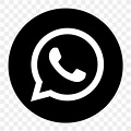 Black Whatsapp Icon PNG Images | Free Photos, PNG Stickers, Wallpapers ...