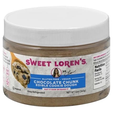 Sweet Lorens Cookie Dough Chocolate Chunk 16 Oz From Kroger Instacart