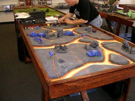 Warhammer 40k Table With Lava Flows Cool Or Hot Actually