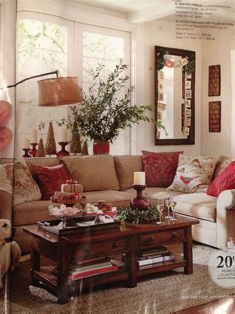 Deep Red And Neutral Color Scheme From Pottery Barn Nov 2013 Barn