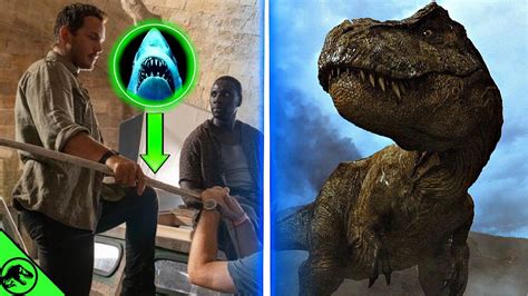 New Jurassic World Dominion Image Teases Jaws Easter Egg And Barrys Return Youtube