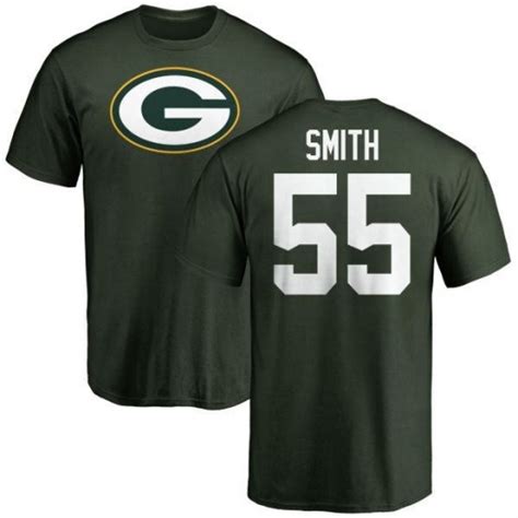 Youth Zadarius Smith Green Bay Packers Name And Number Logo T Shirt Green