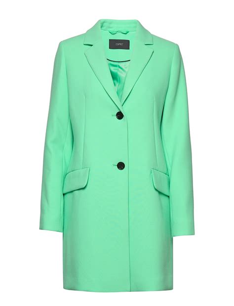 Esprit Collection Coats Woven Light Green 400 Kr Stort Udvalg Af