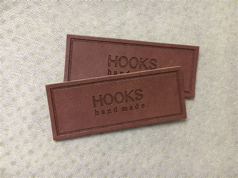 1000 Custom Leather Labels Pu Leather Patches Hats Patches