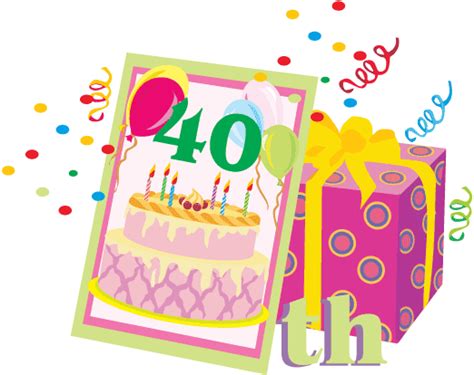 40th Birthday Clipart Free 20 Free Cliparts Download Images On