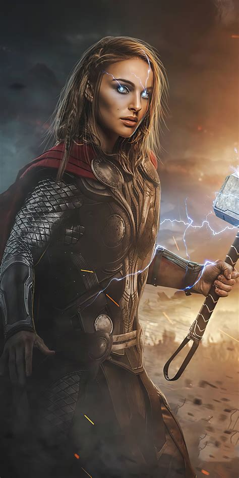 1080x2160 Lady Thor Love And Thunder 4k 2021 One Plus 5thonor 7xhonor
