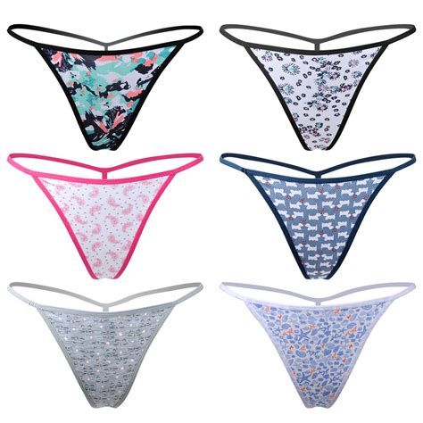 Buy Closecret Lingerie Women Low Rise T String Multi Pack Vary Color T Back Thong Panties Online