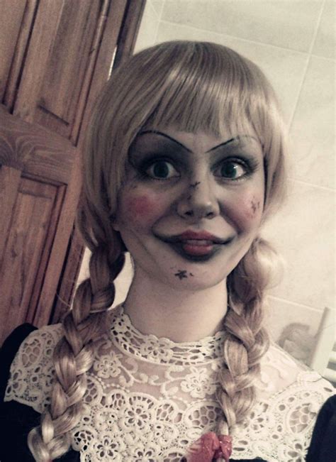Annabelle From The Conjuring Annabelle Disguise Halloweenmakeup