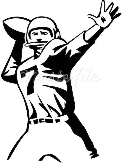 Vintage Football Player Clipart Clip Art Library