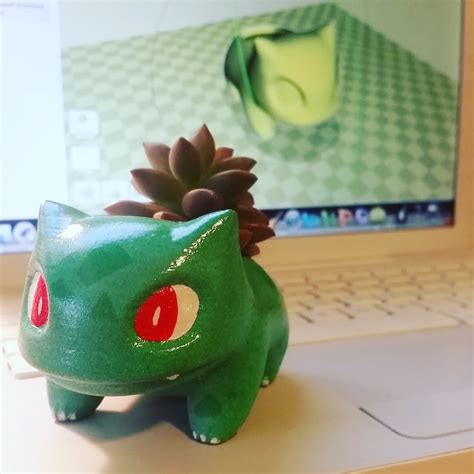 Pokemon Bulbasaur Planter Etsy