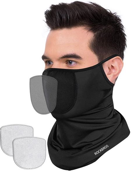 Bandana Face Mask With Filter And Ear Loop Breathable Balaclava Face