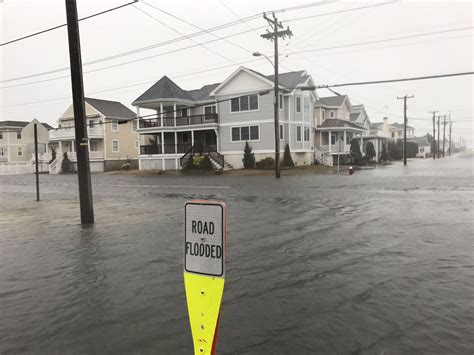 Climate Signals Photos Heavy Rain And Tidal Flooding In Stone Harbor Nj