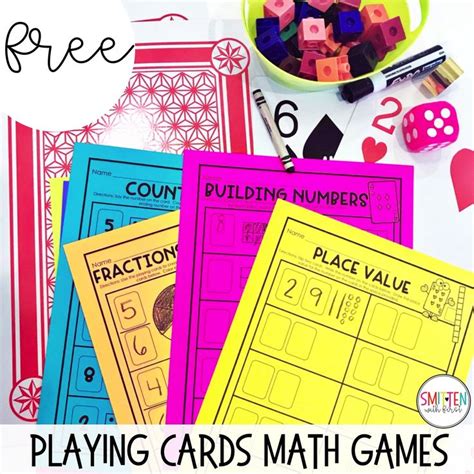 Check Out These Fun Playing Cards Games For Math That Include Free