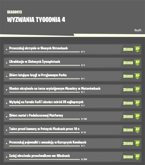 Jak Zrobi Nowe Wyzwania Na Tydzie Sezonu W Fortnite Fortnite Polska