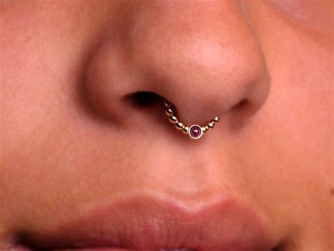 5 Types Of Cute Nose Piercings That Youre Gonna Love Septum Jewelry