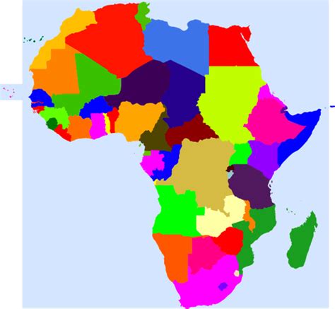 Africa And Its Countries Vector Graphics Public Domain Vectors
