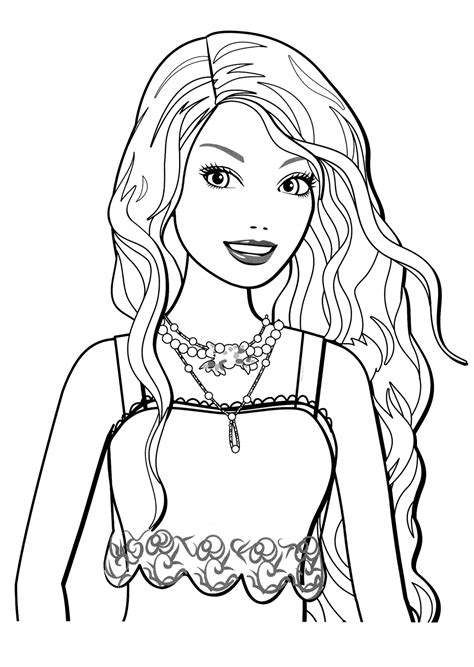 Desenhos Para Colorir Barbie