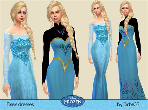 The Sims Resource Frozen Elsas Dresses
