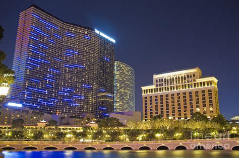 The Cosmopolitan And Vdara Hotel As Seen From Las Vegas Boulevar
