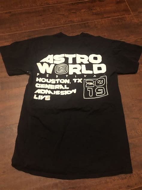 Travis Scott Astroworld Festival 2019 Staff Tee Grailed