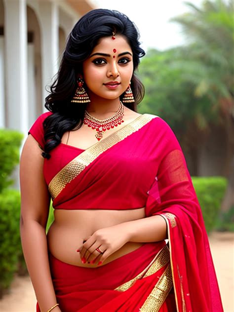 South Indian Chubby Actress In Red OpenDream