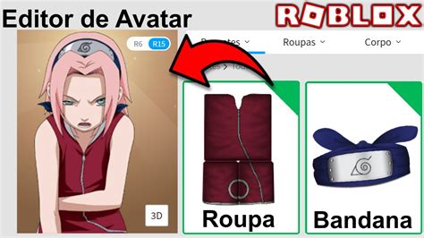 Perfil Da Sakura Haruno Do Naruto No Roblox Roblox Avatar Youtube
