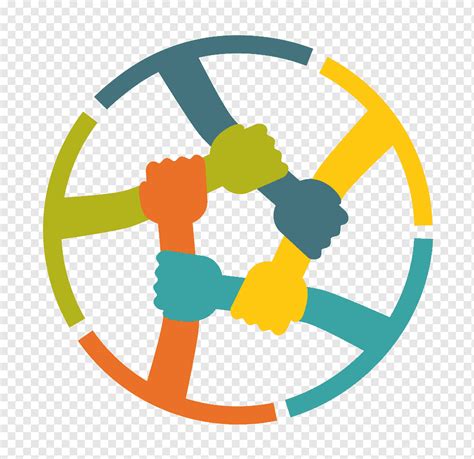 Logo Business Organization Teamwork Cartoon Arm