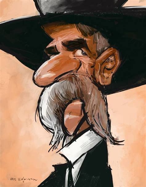 Sam Elliot Funny Face Drawings Caricature Artist Celebrity Caricatures