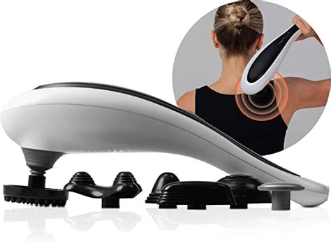 Sharper Image Cordless Deep Tissue Massager With Swappable